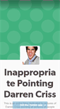 Mobile Screenshot of inappropriatepointingdarren.tumblr.com