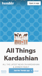 Mobile Screenshot of kardashianloverr.tumblr.com