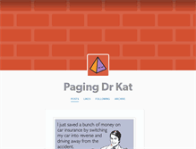 Tablet Screenshot of pagingdrkat.tumblr.com