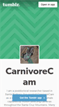 Mobile Screenshot of carnivorecam.tumblr.com