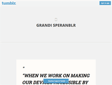 Tablet Screenshot of grandisperanze.tumblr.com