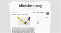 Desktop Screenshot of idiotslovesong.tumblr.com