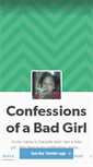 Mobile Screenshot of confessionsofabadgirl.tumblr.com