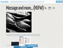 Tablet Screenshot of massageandmore.tumblr.com