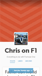 Mobile Screenshot of chrisonf1.tumblr.com