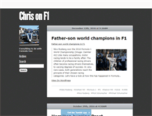 Tablet Screenshot of chrisonf1.tumblr.com