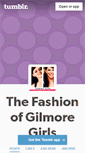 Mobile Screenshot of fashionofgilmoregirls.tumblr.com