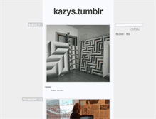 Tablet Screenshot of kazys.tumblr.com