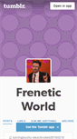 Mobile Screenshot of freneticworld.tumblr.com