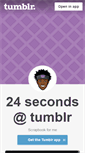 Mobile Screenshot of 24seconds.tumblr.com