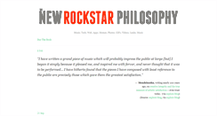 Desktop Screenshot of newrockstarphilosophy.tumblr.com