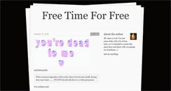 Desktop Screenshot of freetimeforfree86.tumblr.com
