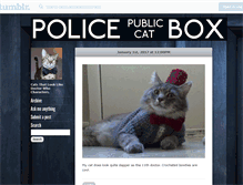 Tablet Screenshot of catsthatlooklikedoctorwho.tumblr.com