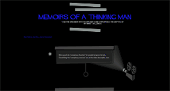 Desktop Screenshot of memoirsofathinkingman.tumblr.com