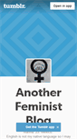 Mobile Screenshot of anotherfeminist.tumblr.com