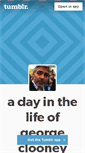 Mobile Screenshot of adayinthelifeofgeorgeclooney.tumblr.com