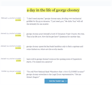 Tablet Screenshot of adayinthelifeofgeorgeclooney.tumblr.com