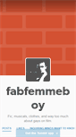 Mobile Screenshot of fabfemmeboy.tumblr.com