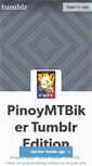 Mobile Screenshot of pinoymtbiker.tumblr.com