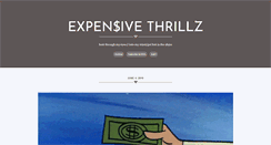 Desktop Screenshot of expensivethrillz.tumblr.com