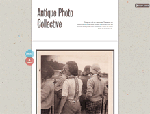 Tablet Screenshot of antiquephotocollective.tumblr.com