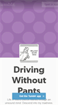 Mobile Screenshot of drivingwithoutpants.tumblr.com