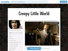 Tablet Screenshot of creepylittleworld.tumblr.com