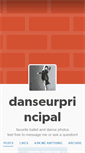 Mobile Screenshot of danseurprincipal.tumblr.com