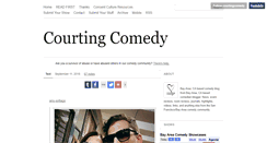 Desktop Screenshot of courtingcomedy.tumblr.com