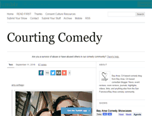 Tablet Screenshot of courtingcomedy.tumblr.com