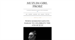 Desktop Screenshot of muzlimgirlprobz.tumblr.com