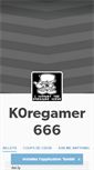 Mobile Screenshot of k0reteks666.tumblr.com