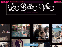 Tablet Screenshot of labellavitababe.tumblr.com