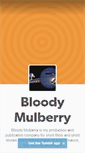 Mobile Screenshot of bloodymulberry.tumblr.com