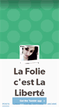 Mobile Screenshot of la-folie-liberte.tumblr.com