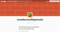 Desktop Screenshot of coasttocoastbigmouth.tumblr.com