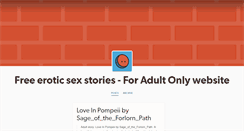 Desktop Screenshot of freeeroticstories.tumblr.com