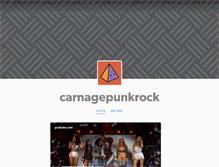 Tablet Screenshot of carnagepunkrock.tumblr.com