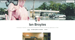Desktop Screenshot of ianbroyles.tumblr.com