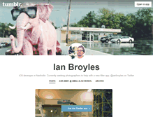 Tablet Screenshot of ianbroyles.tumblr.com