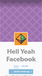 Mobile Screenshot of hellyeahfacebook.tumblr.com