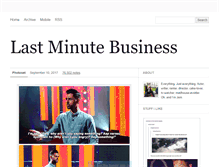 Tablet Screenshot of lastminutebusinessjem.tumblr.com