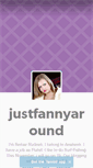 Mobile Screenshot of justfannyaround.tumblr.com