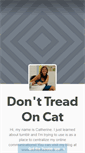 Mobile Screenshot of donttreadoncat.tumblr.com