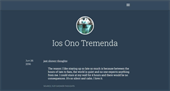 Desktop Screenshot of iosonotremenda.tumblr.com