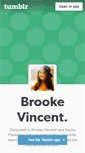 Mobile Screenshot of brookevincent.tumblr.com