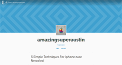 Desktop Screenshot of amazingsuperaustin.tumblr.com