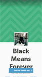 Mobile Screenshot of blackmeansforever.tumblr.com