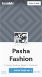 Mobile Screenshot of pashafashionstore.tumblr.com