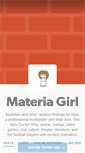 Mobile Screenshot of materiagirl.tumblr.com